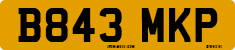 License plate of the United Kingdom, 1983 year system