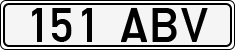 License plate of Estonia, Regular car plates