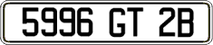 French license plate, FNI
