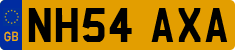 License plate of the United Kingdom, 2001 year system