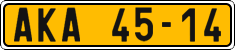License plate of the Czech Republic, Commercial vehicles (1960)