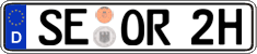 German license plate, Plates for oldtimers (type 