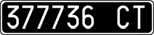 License plate of Italy, Cars (1927 year series)