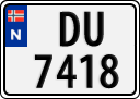 License plate of Norway, Trailers, motorcycles, special vehicles