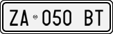 License plate of Italy, Cars (1994 year series)