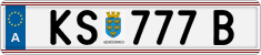 License plate of Austria, Regular plates