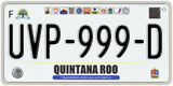 Quintana Roo, Cars (AAA-000-A)