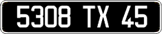 French license plate, FNI