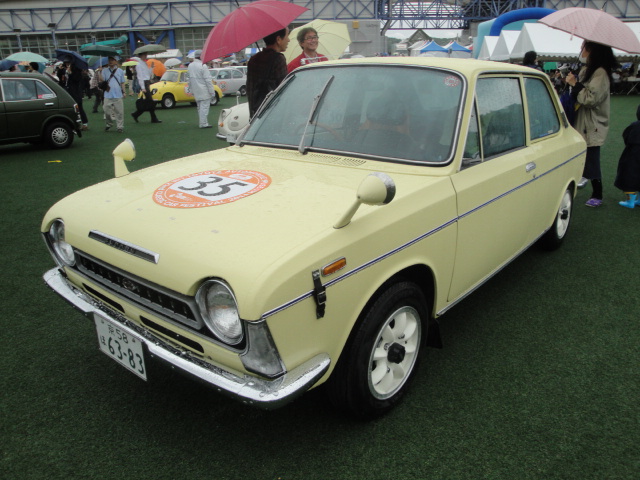 京 58 ほ 6383, Subaru 1000 1st gen 2-door Sedan (A512), 1967–1969