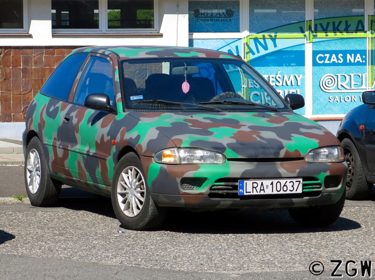 LRA 10637, Mitsubishi Colt 6th gen (CAO), 1992–1996