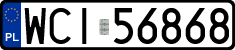 License plates of Poland, Regular car plates