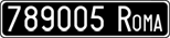 License plate of Italy, Cars (1927 year series)