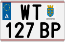 License plate of Austria, Regular plates