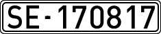 License plates of Spain, 1900 year series