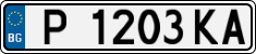 License plate of Bulgaria, Cars