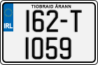 License plate of Ireland, Regular plates