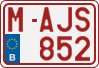 License plate of Belgium, Regular plates (2010)
