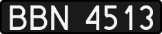 License plates of Poland, 1976 year system