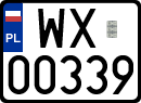License plates of Poland, Regular car plates