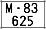 License plates of Spain, 1900 year series