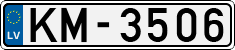 License plate of Latvia, Regular car plates