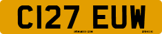 License plate of the United Kingdom, 1983 year system