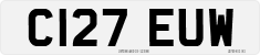 License plate of the United Kingdom, 1983 year system