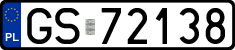 License plates of Poland, Regular car plates