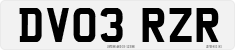 License plate of the United Kingdom, 2001 year system