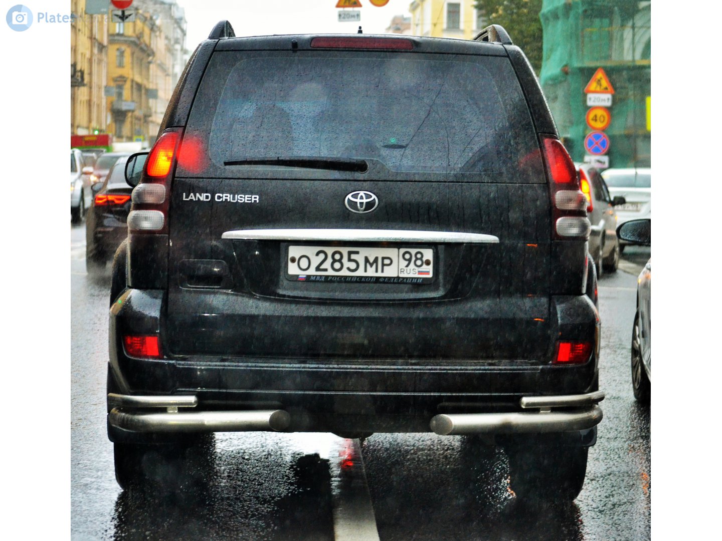 о 285 мр 98, Toyota Land Cruiser Prado 3rd gen 5-door SUV (J120), 2002–2009