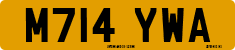 License plate of the United Kingdom, 1983 year system