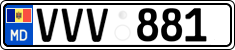 License plate of Moldova, Cars (2015)