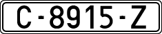 License plates of Spain, 1971 year series