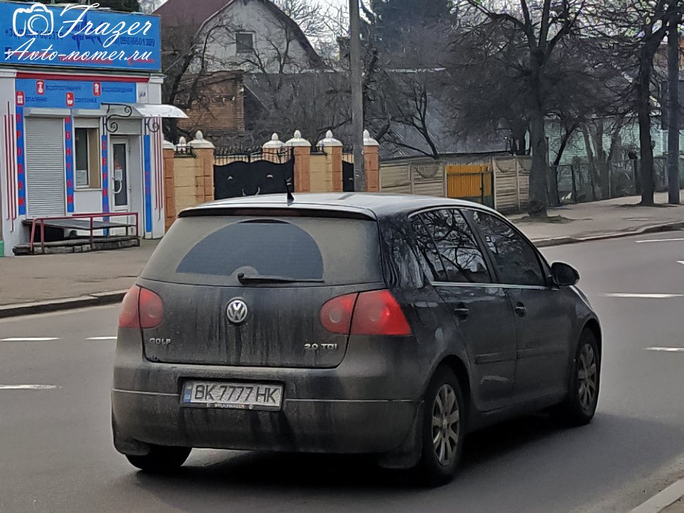 BK 7777 HK, Volkswagen Golf 5th gen 5-door Hatch (1K1), 2003–2008