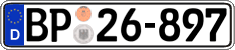 German license plate, Authorities and federal agencies