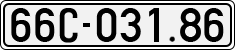 License plate of Vietnam, Cars