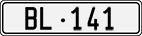 License plate of Switzerland, Cars
