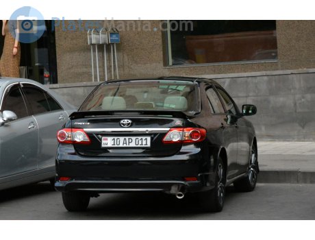 10 AP 011, Toyota Corolla