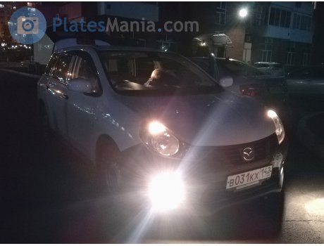 в031кх142, Mazda Familia Van