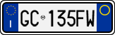 License plate of Italy, Cars (1994 year series)
