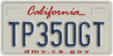 California, Vanity Plates