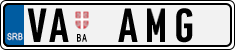 License plate of Serbia, Vanity Plates