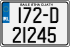 License plate of Ireland, Regular plates