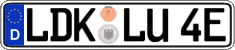 German license plate, Electric vehicles