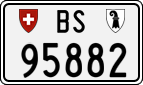 License plate of Switzerland, Cars