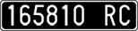 License plate of Italy, Cars (1927 year series)