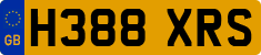 License plate of the United Kingdom, 1983 year system