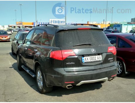 AX 0002 AX, Acura MDX