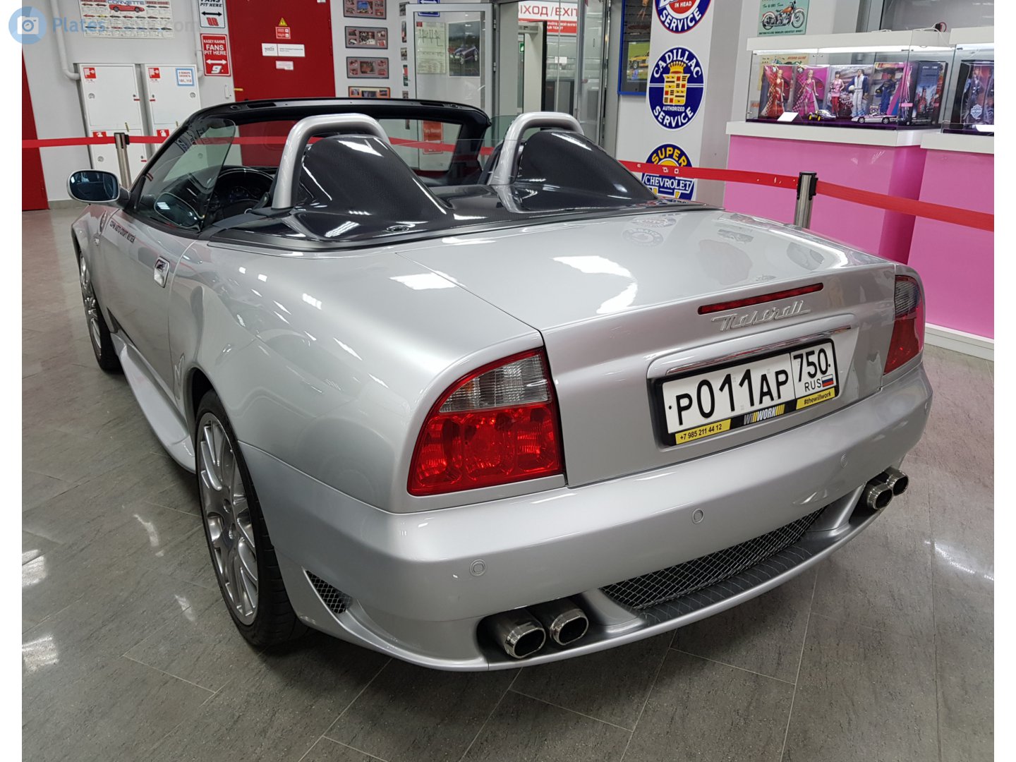 р 011 ар 750, Maserati Spyder 