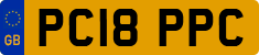 License plate of the United Kingdom, 2001 year system